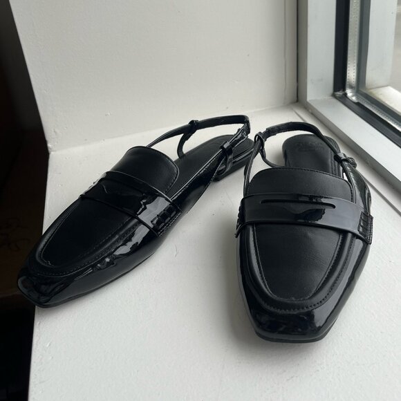 ASOS Design Black Slingback Loafers - Picture 1 of 3